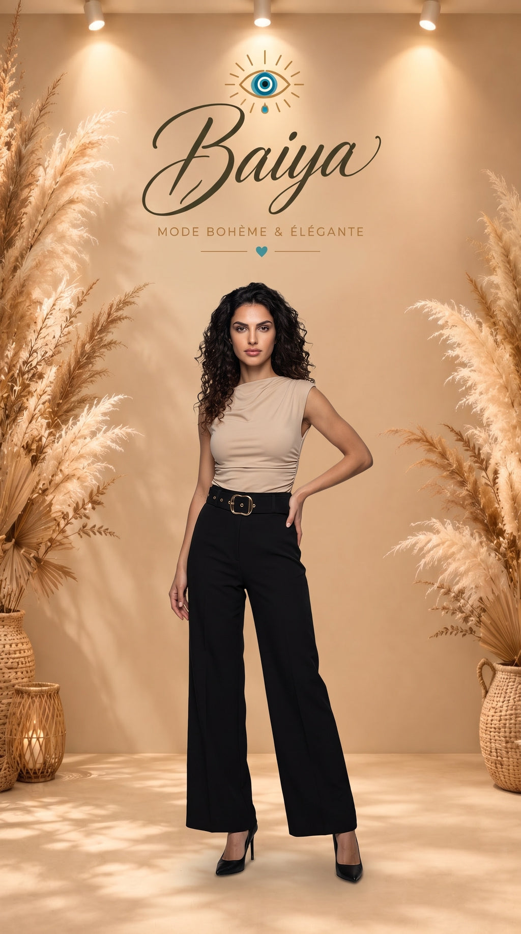 Pantalon Eden noir