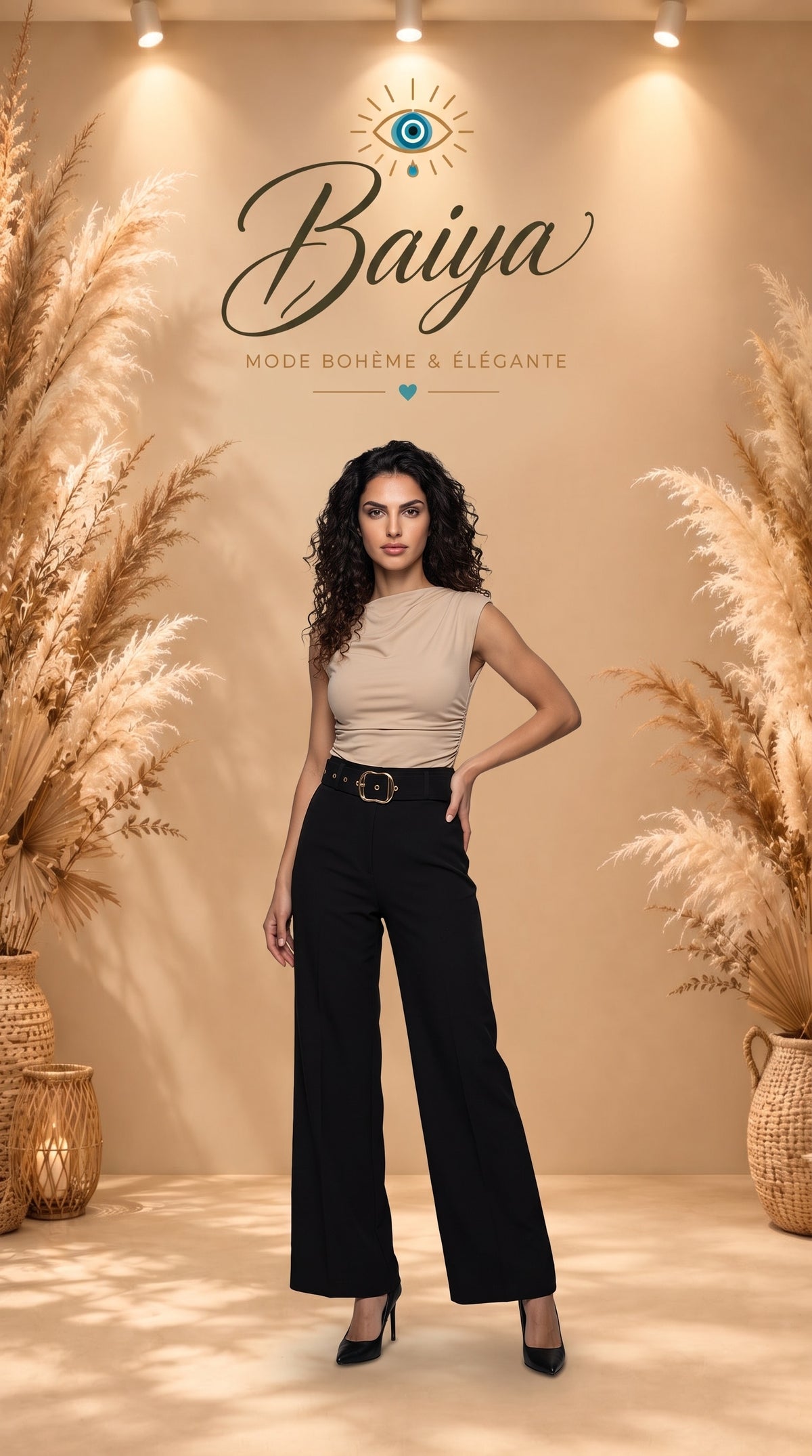 Pantalon Eden noir