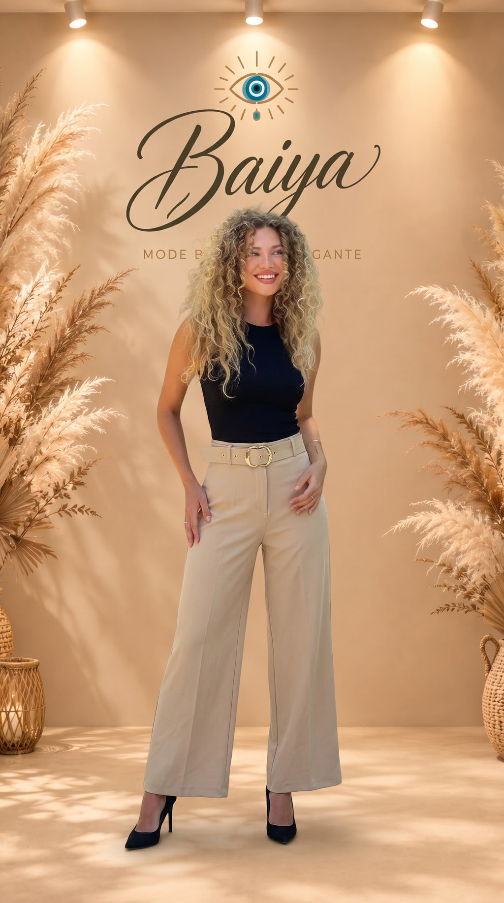 Pantalon Eden beige