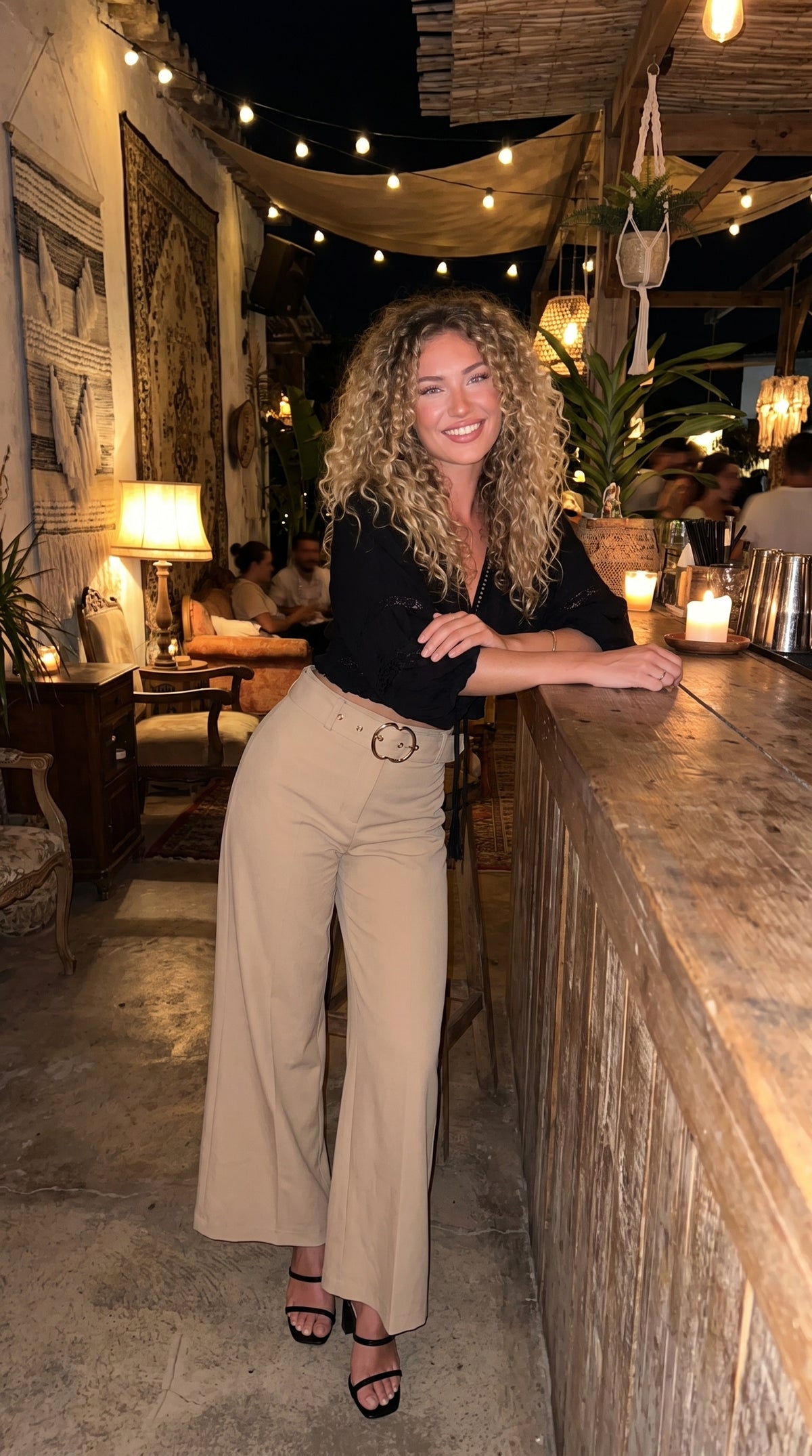 Pantalon Eden beige