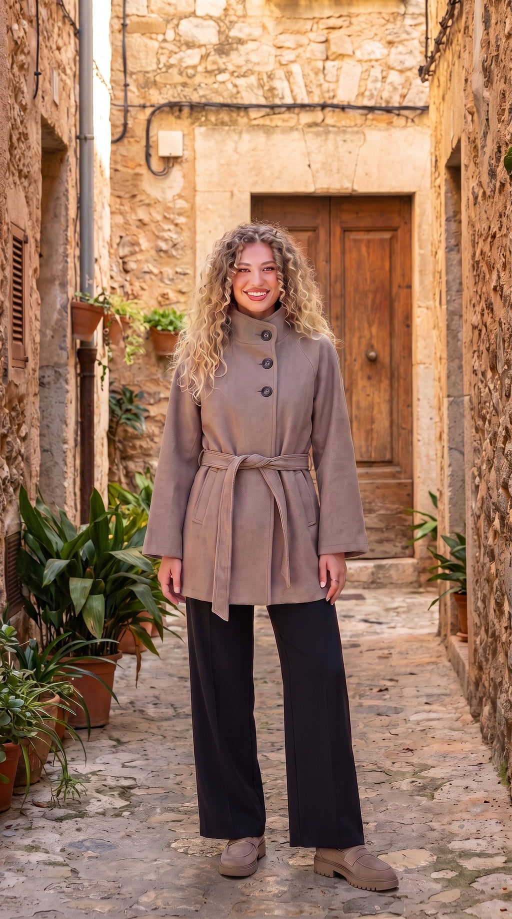 Veste Romy taupe