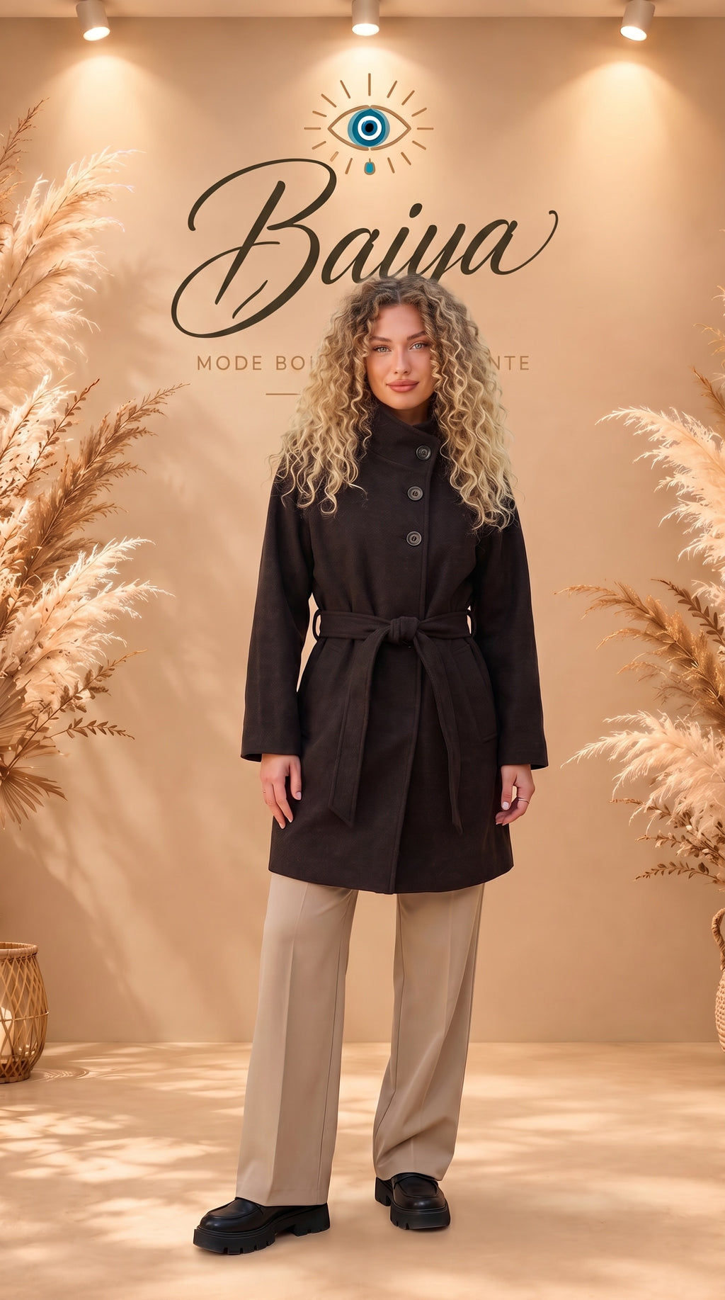 Veste Romy marron