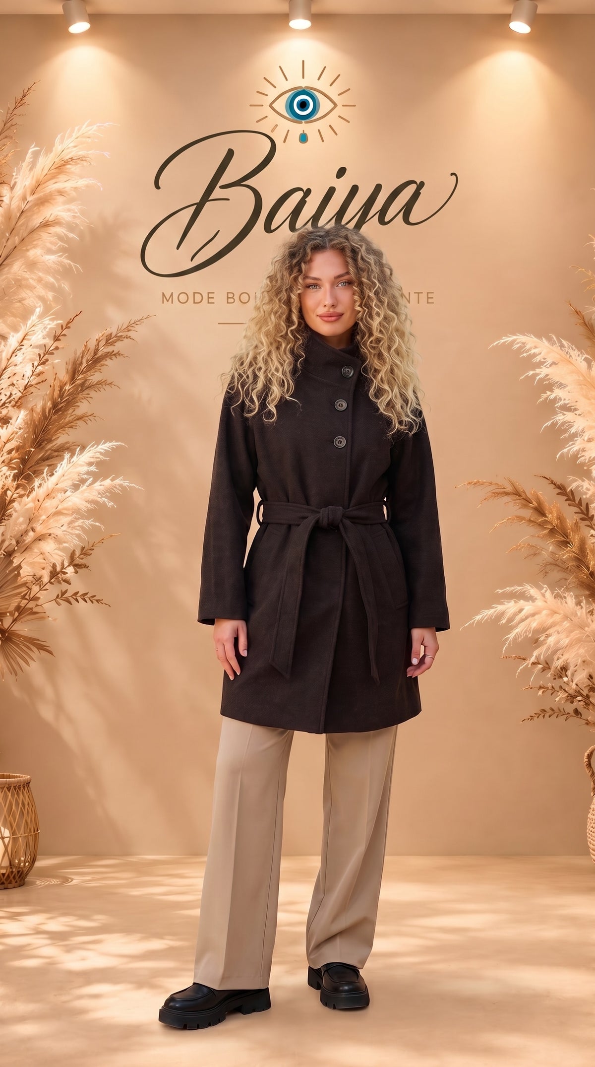 Veste Romy marron