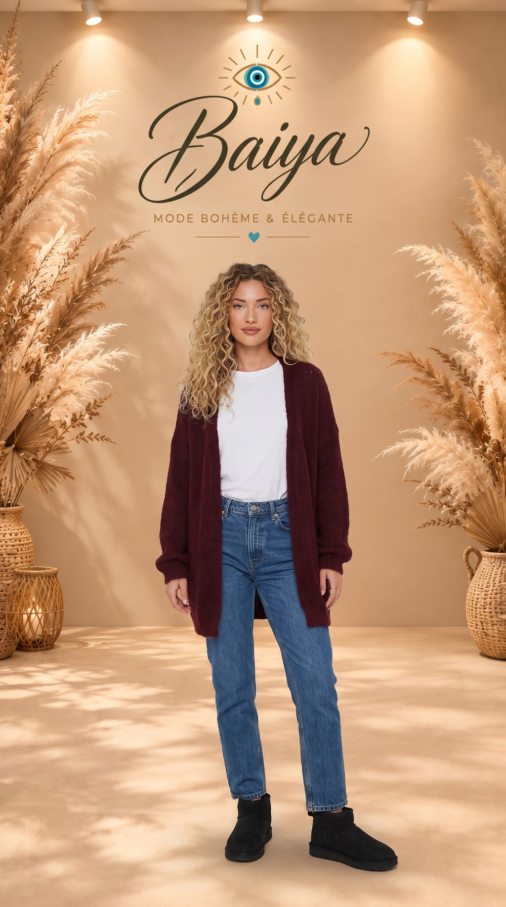 Gilet Alba bordeaux